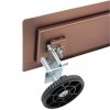 Zestaw prysznicowy KFA MOZA miedź szczotkowana + AQUALINE Odpływ liniowy podłogowy 2w1 pod płytkę - 90 cm LM04900 + 5736-920-34